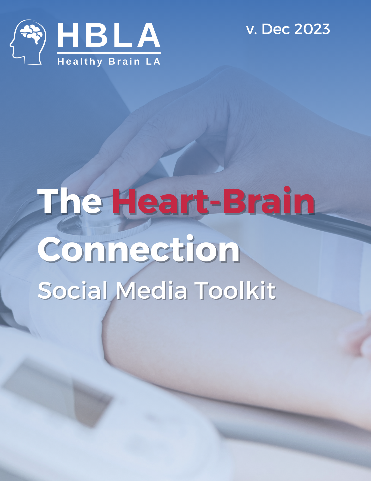 Cover image of the Heart-Brain Connection Social Media Toolkit, 2023